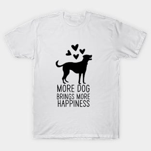 More Dogs Brings More Happiness T-Shirt